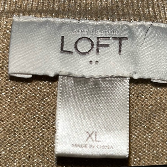 LOFT Button down Cardigan with Beautiful Sparkles! - Picture 2 of 4